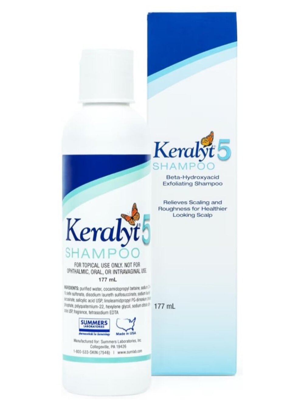Keralyt 5 Beta-Hydroxyacid Exfoliating Shampoo 177 mL